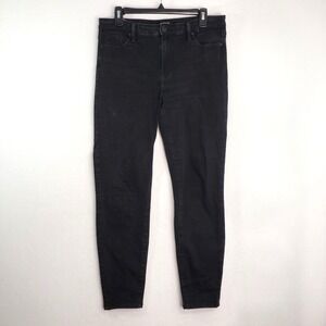 Buffalo David Bitton Mollie Jeans Womens 8/29 Black High-Rise Stretch Skinny Y2K